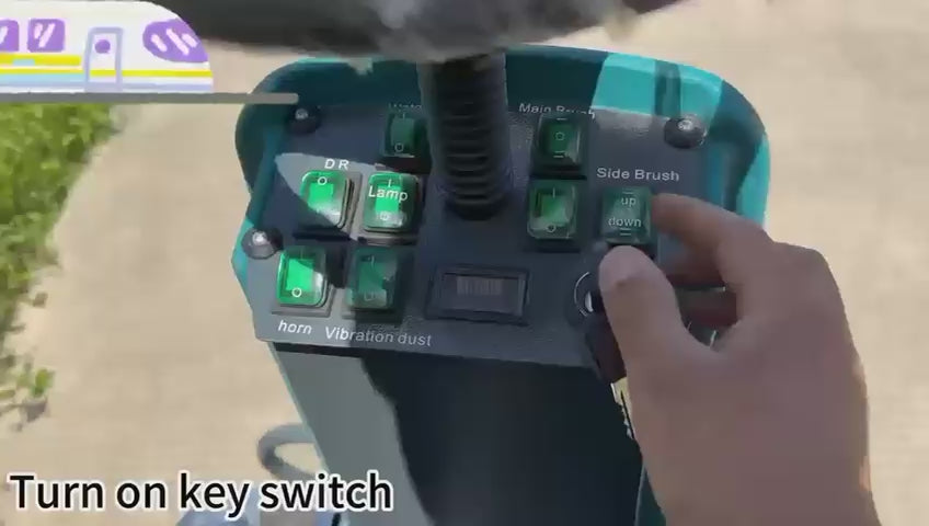 Load video: iSweep Ride-On Sweeper